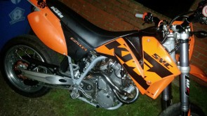 KTM 625 SMC lC4 2005 Stolen in Derby Street