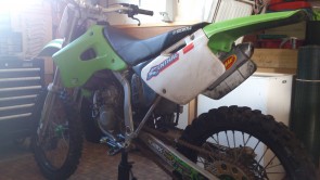 Kawasaki KX125 K3 1996 Stolen in 600 Holburn Street, Aberdeen AB107LJ